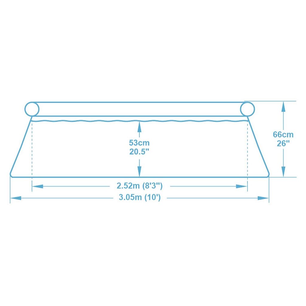 Lauko baseinas Bestway 9in1, 305x66 cm, su filtru kaina ir informacija | Baseinai | pigu.lt