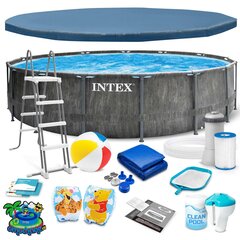 Karkasinis baseinas Intex 18in1, 457x122 cm, su filtru kaina ir informacija | INTEX Lauko baseinai | pigu.lt