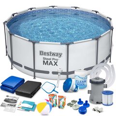 Karkasinis baseinas Bestway 17in1, 427x84 cm, su filtru kaina ir informacija | Baseinai | pigu.lt