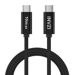 INVZI Кабель USB-C / USB 3.2 Gen2 100 Вт 10 Гбит/с, 2 м (черный) цена и информация | Кабели для телефонов | pigu.lt