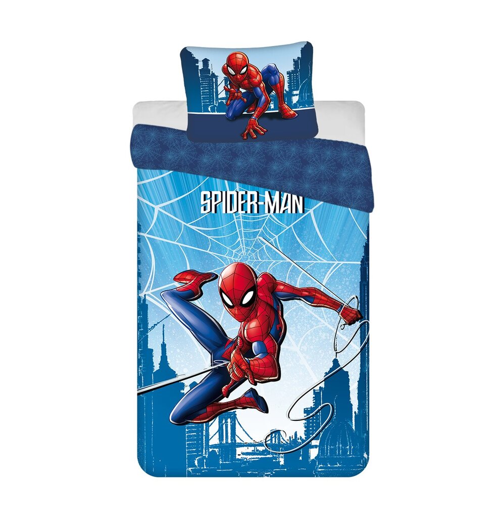 Vaikiškas patalynės komplektas Spider-man, 140x200, 2 dalių kaina ir informacija | Patalynė kūdikiams, vaikams | pigu.lt