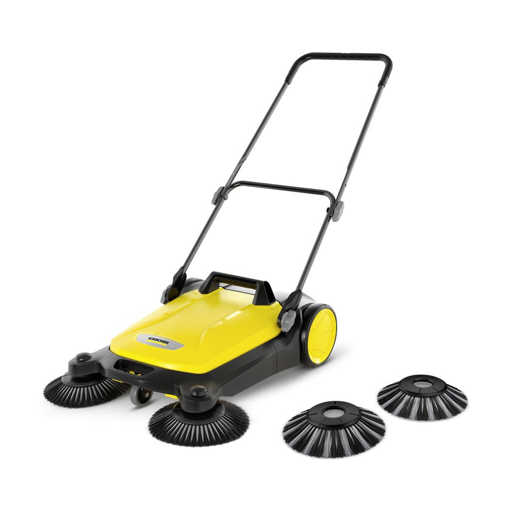 Mechaninė stumdoma šluota Karcher S 4 Twin 2in1 цена и информация | Lapų siurbliai, šakų smulkintuvai, trinkelių valytuvai | pigu.lt