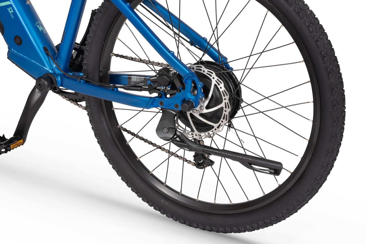 Elektrinis dviratis Ecobike SX Youth Blue 14", 2023, mėlynas kaina ir informacija | Elektriniai dviračiai | pigu.lt