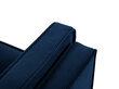 Dvivietė sofa Luis 2, mėlyna/auksinė kaina ir informacija | Sofos | pigu.lt