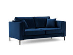 Двухместный диван Luis 2, синий/черный цвет