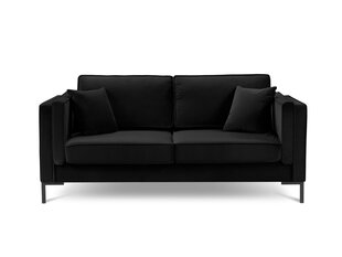 Двухместный диван Luis 2, черный цвет цена и информация | Диваны | pigu.lt