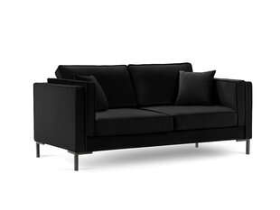 Dvivietė sofa Luis 2, juoda kaina ir informacija | Sofos | pigu.lt