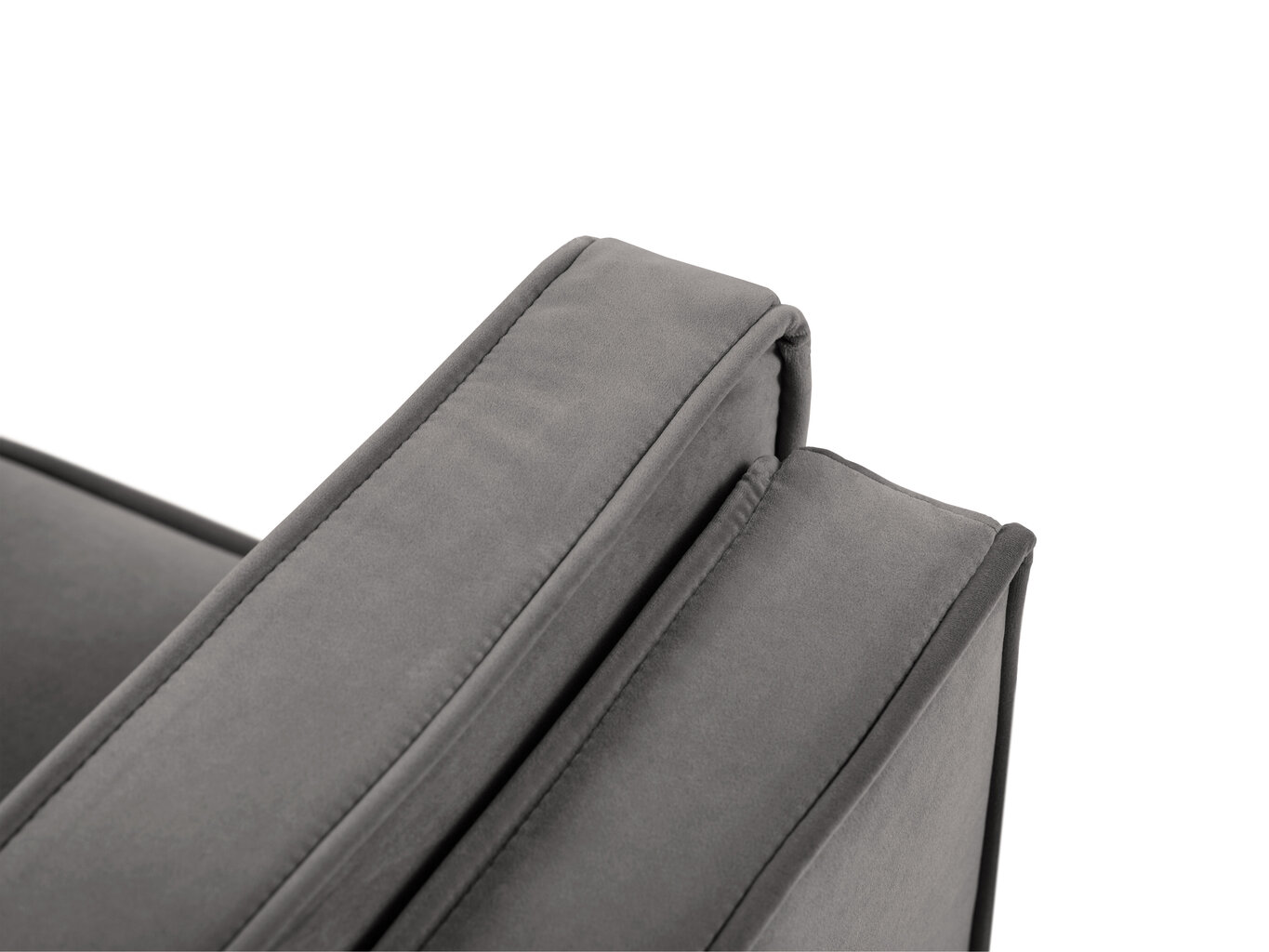 Trivietė sofa Luis 3, šviesiai pilka/auksinė цена и информация | Sofos | pigu.lt