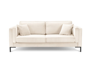 Трехместный диван Luis 3, бежевый/черный цвет цена и информация | Диваны | pigu.lt