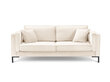 Trivietė sofa Luis 3, smėlio spalvos/juoda цена и информация | Sofos | pigu.lt