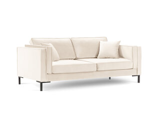 Keturvietė sofa Luis 4, smėlio spalvos/juoda kaina ir informacija | Sofos | pigu.lt