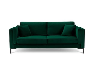 Четырехместный диван Luis 4, зеленый/черный цена и информация | Диваны | pigu.lt