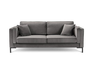 Keturvietė sofa Luis 4, šviesiai pilka/juoda kaina ir informacija | Sofos | pigu.lt