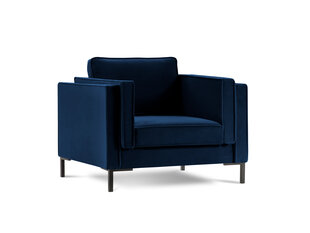 Кресло Luis 1, синий/черный цвет цена и информация | Кресла в гостиную | pigu.lt