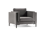 Кресло Luis 1, светло-серый/черный цвет