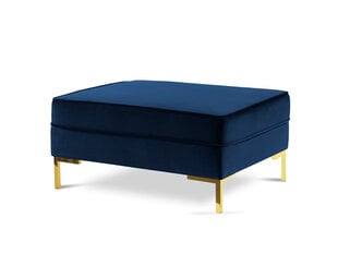 Пуф Luis 1, синий/золотой цвет цена и информация | Кресла-мешки и пуфы | pigu.lt