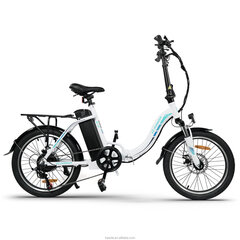 Elektrinis dviratis Kaisda K7 20", baltas kaina ir informacija | Elektriniai dviračiai | pigu.lt