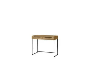 Письменный стол ADRK Furniture Aria, коричневый/черный цвет цена и информация | Компьютерные, письменные столы | pigu.lt