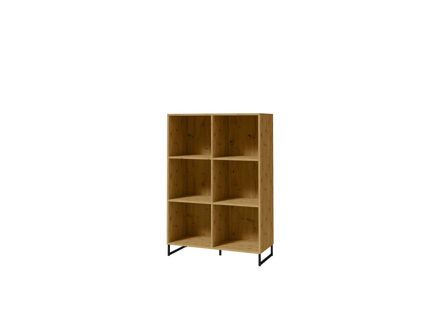 Lentyna ADRK Furniture Aria, ruda/juoda kaina ir informacija | Lentynos | pigu.lt