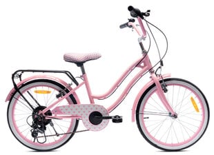 Vaikiškas dviratis Sun Baby J03.016.4.7 Heart 20", rožinis kaina ir informacija | Dviračiai | pigu.lt