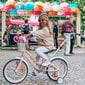 Vaikiškas dviratis Sun Baby J03.016.2.7 Heart 14", rožinis kaina ir informacija | Dviračiai | pigu.lt