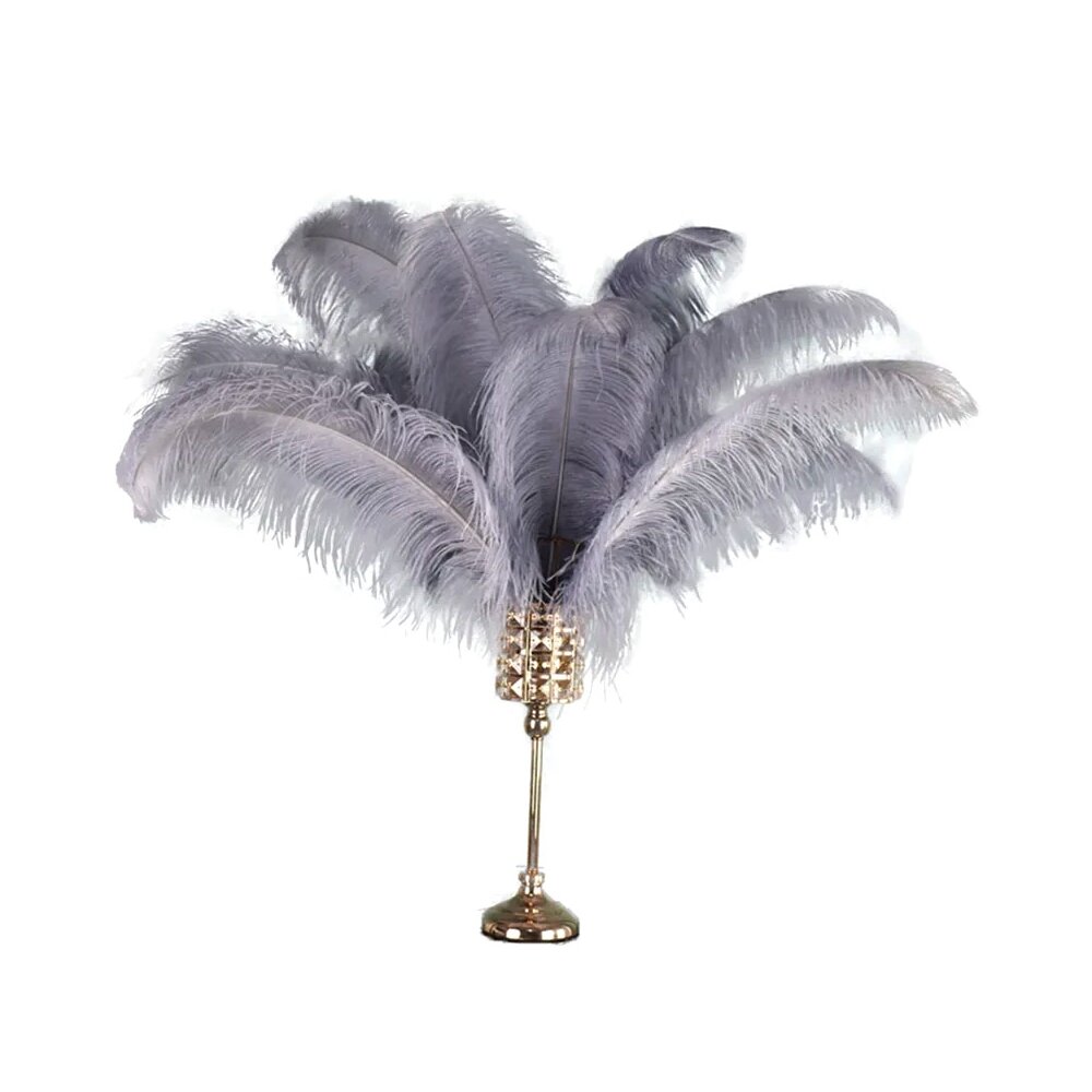 Stručio plunksna, 26-28 cm, pilka цена и информация | Dekoracijos šventėms | pigu.lt