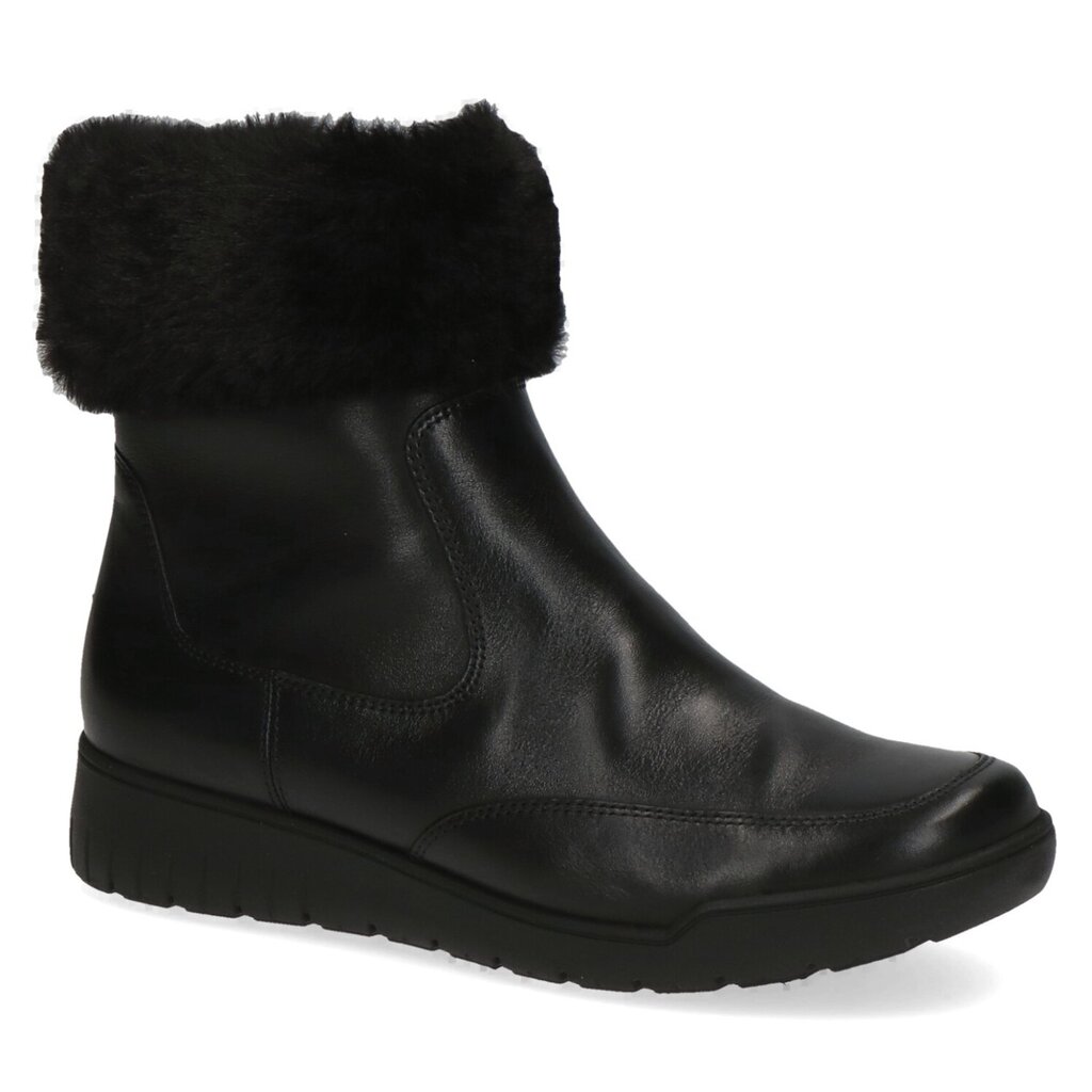 Caprice moteriški žieminiai batai, juodi цена и информация | Aulinukai, ilgaauliai batai moterims | pigu.lt