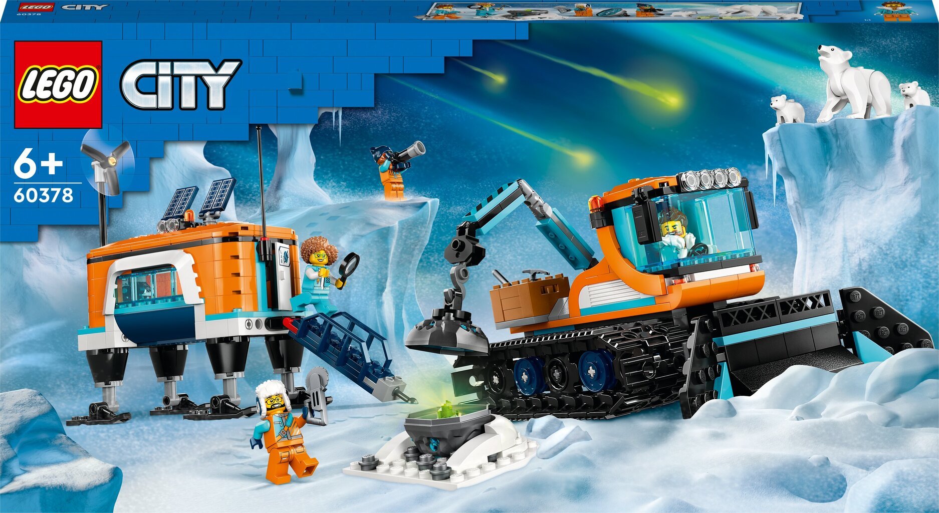 60378 LEGO® City Arkties tyrinėtojų sunkvežimis ir mobilioji laboratorija kaina ir informacija | Konstruktoriai ir kaladėlės | pigu.lt