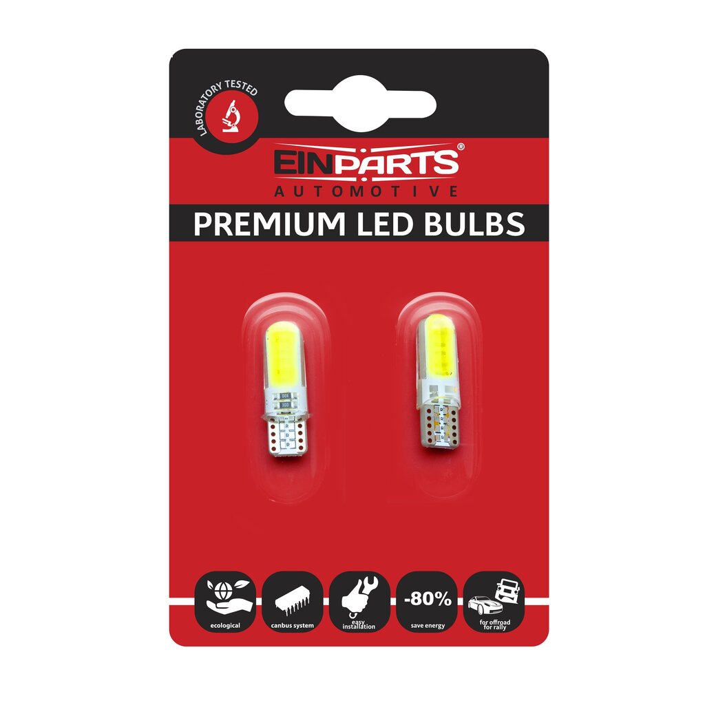 EinParts Automobilinės LED lemputės W5W цена и информация | Automobilių lemputės | pigu.lt