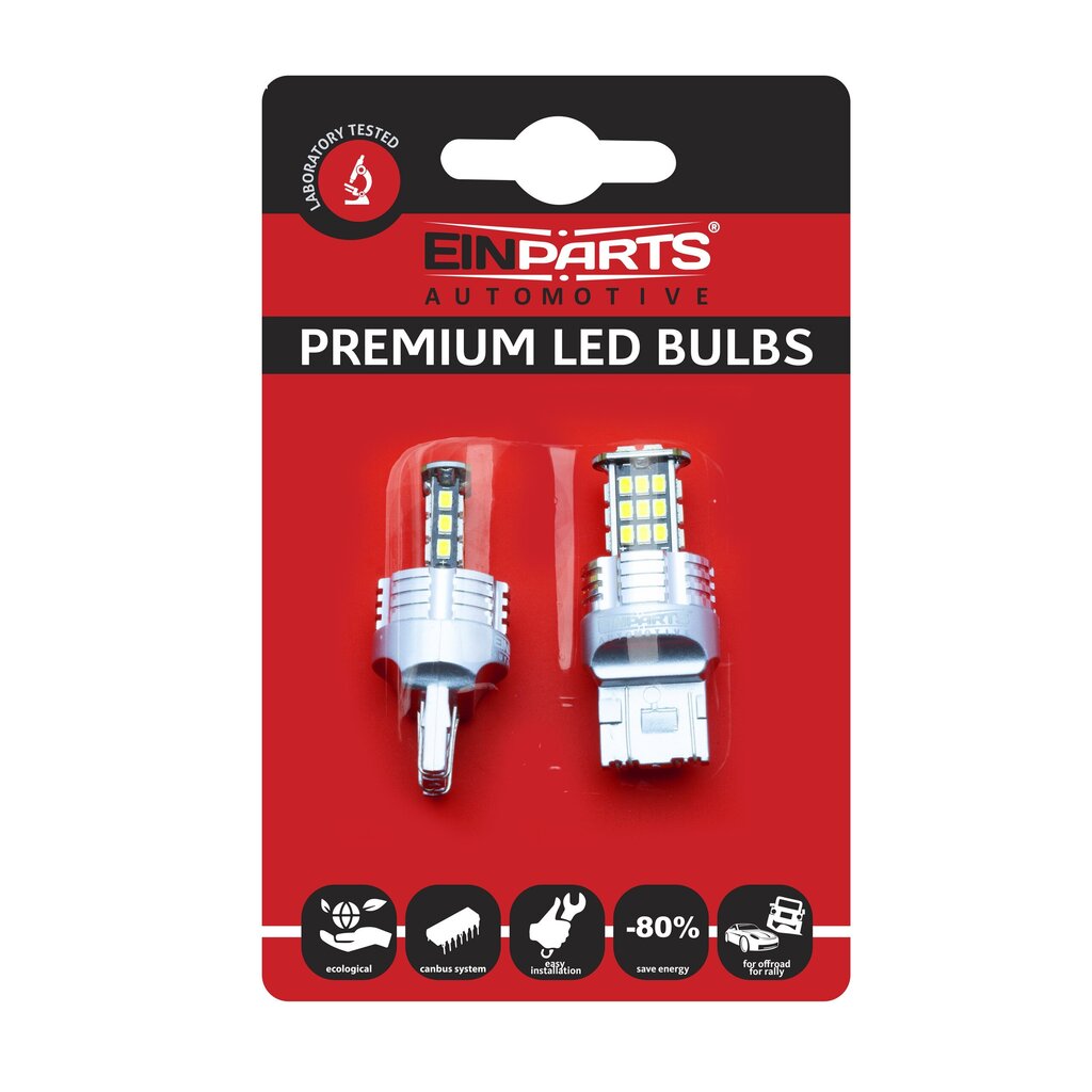 Automobilinės LED lemputė EinParts Festoon W21/5W цена и информация | Automobilių lemputės | pigu.lt