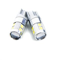 Лампа автомобильная светодиодная EinParts W5W 6000K CanBus 12V - 2 шт. цена и информация | Автомобильные лампочки | pigu.lt