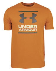 Marškinėliai vyrams Under Armour, oranžiniai kaina ir informacija | Vyriški marškinėliai | pigu.lt