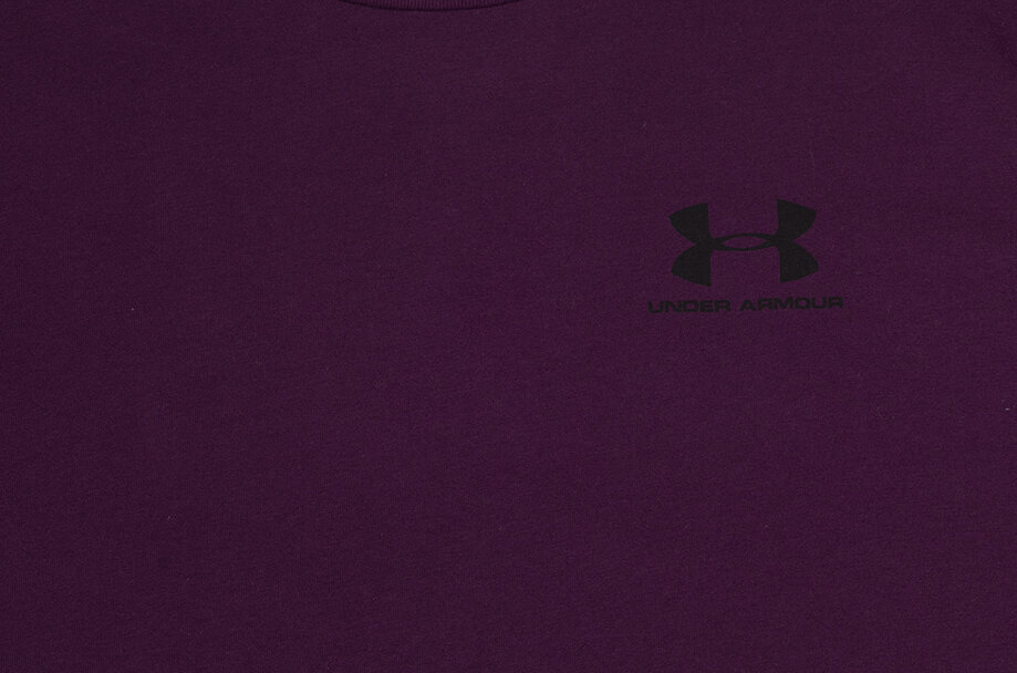 Marškinėliai vyrams Under Armour Sportstyle Left Chest SS 1326799 572, violetiniai kaina ir informacija | Vyriški marškinėliai | pigu.lt