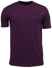 Marškinėliai vyrams Under Armour Sportstyle Left Chest SS 1326799 572, violetiniai цена и информация | Мужские футболки | pigu.lt