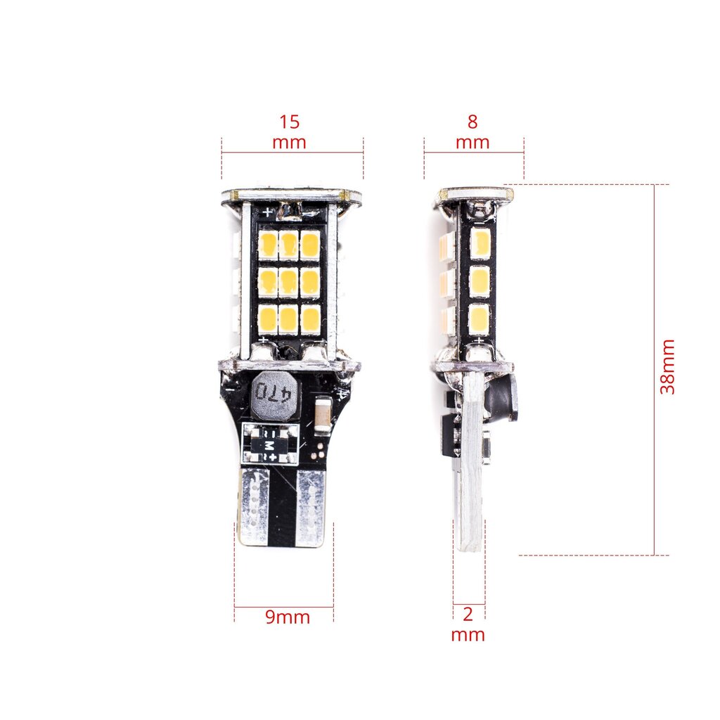Automobilinės LED lemputė EinParts Festoon W16W kaina ir informacija | Automobilių lemputės | pigu.lt