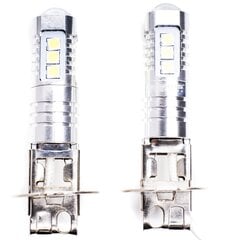 Лампа автомобильная светодиодная EinParts H3 6000K 12V - 2 шт. цена и информация | Автомобильные лампочки | pigu.lt