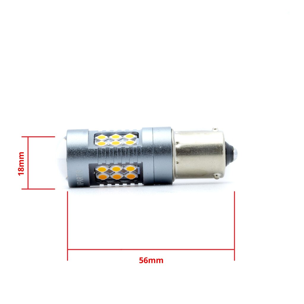 Automobilinės LED lemputė EinParts Festoon PY21W kaina ir informacija | Automobilių lemputės | pigu.lt