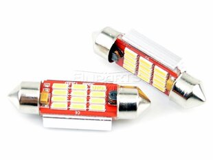 Лампа автомобильная светодиодная EinParts C5W Festoon 36mm 3000K CanBus 12V - 2 шт. цена и информация | Автомобильные лампочки | pigu.lt