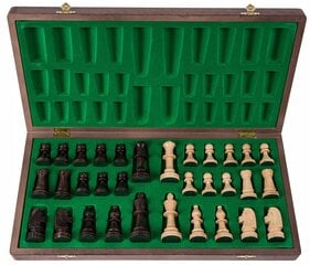 Mediniai šachmatai, 53x53 cm kaina ir informacija | Stalo žaidimai, galvosūkiai | pigu.lt