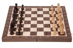 Деревянные шахматы, 53x53 см цена и информация | Настольные игры, головоломки | pigu.lt