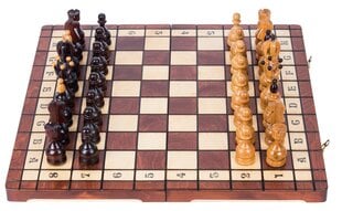 Mediniai šachmatai Gubernator, 50x50 cm kaina ir informacija | Stalo žaidimai, galvosūkiai | pigu.lt