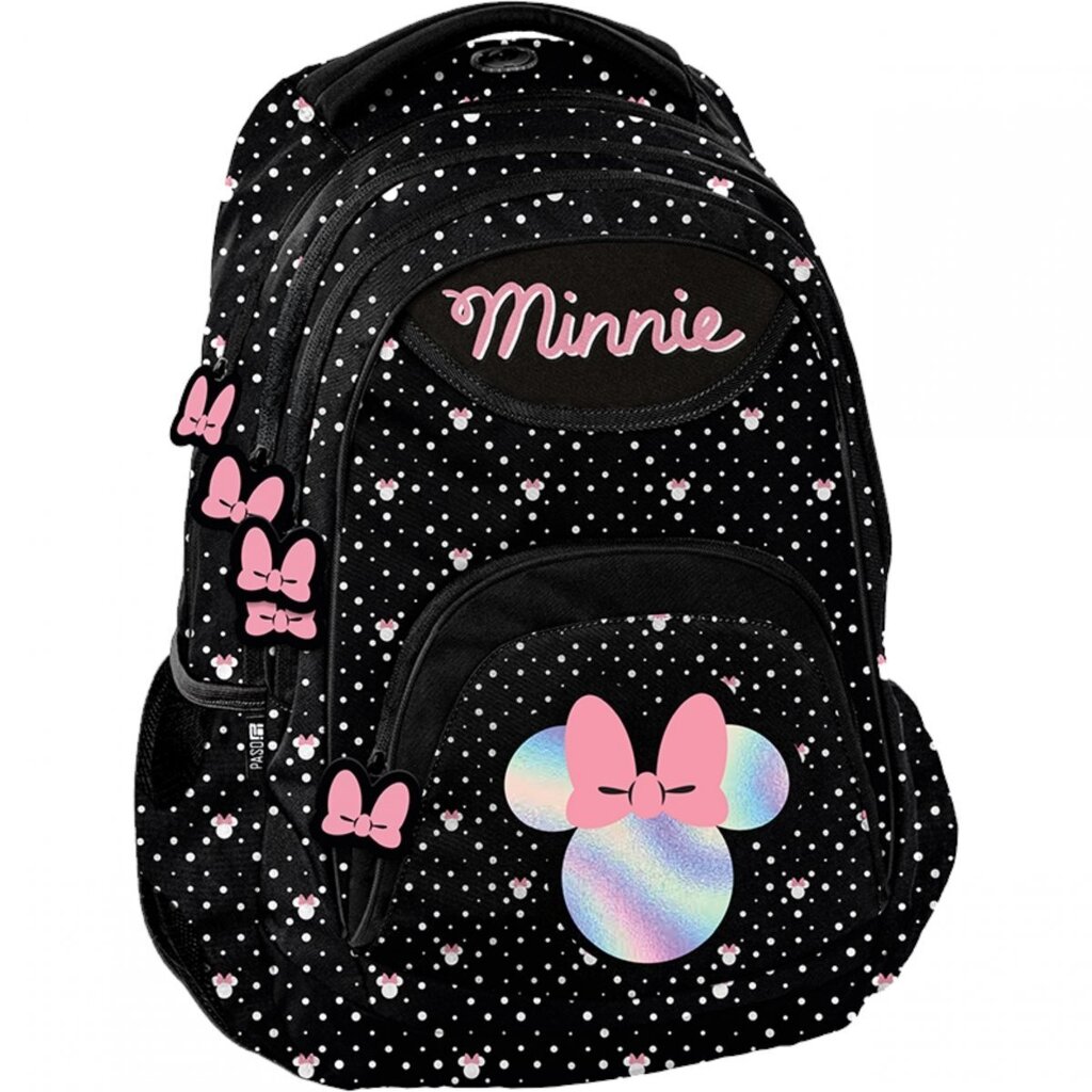 Mokyklinė kuprinė su priedais Disney Minnie Mouse 4in1 kaina ir informacija | Kuprinės mokyklai, sportiniai maišeliai | pigu.lt