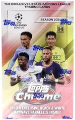 Futbolo kortelės Topps Chrome UEFA Champions League 2021/2022 Hobby Lite Box, 16 x 4 vnt. kaina ir informacija | Kolekcinės kortelės | pigu.lt