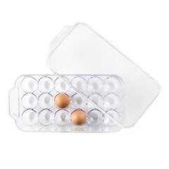 Dėžutė kiaušiniams, 18 vnt. kaina ir informacija | Virtuvės įrankiai | pigu.lt