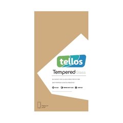 Защитное стекло дисплея 2.5D Tellos Tempered Glass Apple iPhone 7/8/SE 2020/SE 2022 черное цена и информация | Защитные пленки для телефонов | pigu.lt