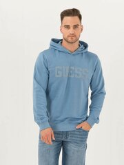 GUESS JEANS Beau Hoodie Fleece Parisian Roof Blue 563934631 цена и информация | Мужские толстовки | pigu.lt