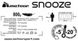 Miegmaišis Meteor Snooze, 180x75 cm, mėlynas kaina ir informacija | Miegmaišiai | pigu.lt