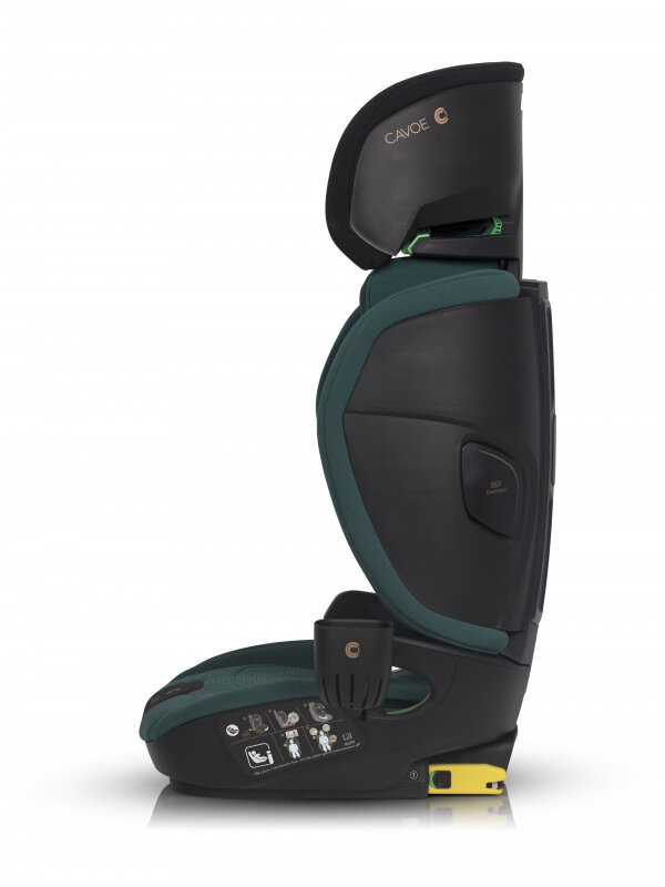 Automobilinė kėdutė Cavoe Grand Prix Isofix, 15-36 kg, Forest kaina ir informacija | Autokėdutės | pigu.lt