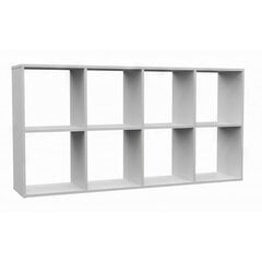 Шкаф-ящик Malax 2X4, белый цвет цена и информация | Полки | pigu.lt