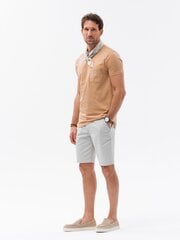 Marškinėliai vyrams Ombre Clothing S1742, rudi цена и информация | Мужские футболки | pigu.lt